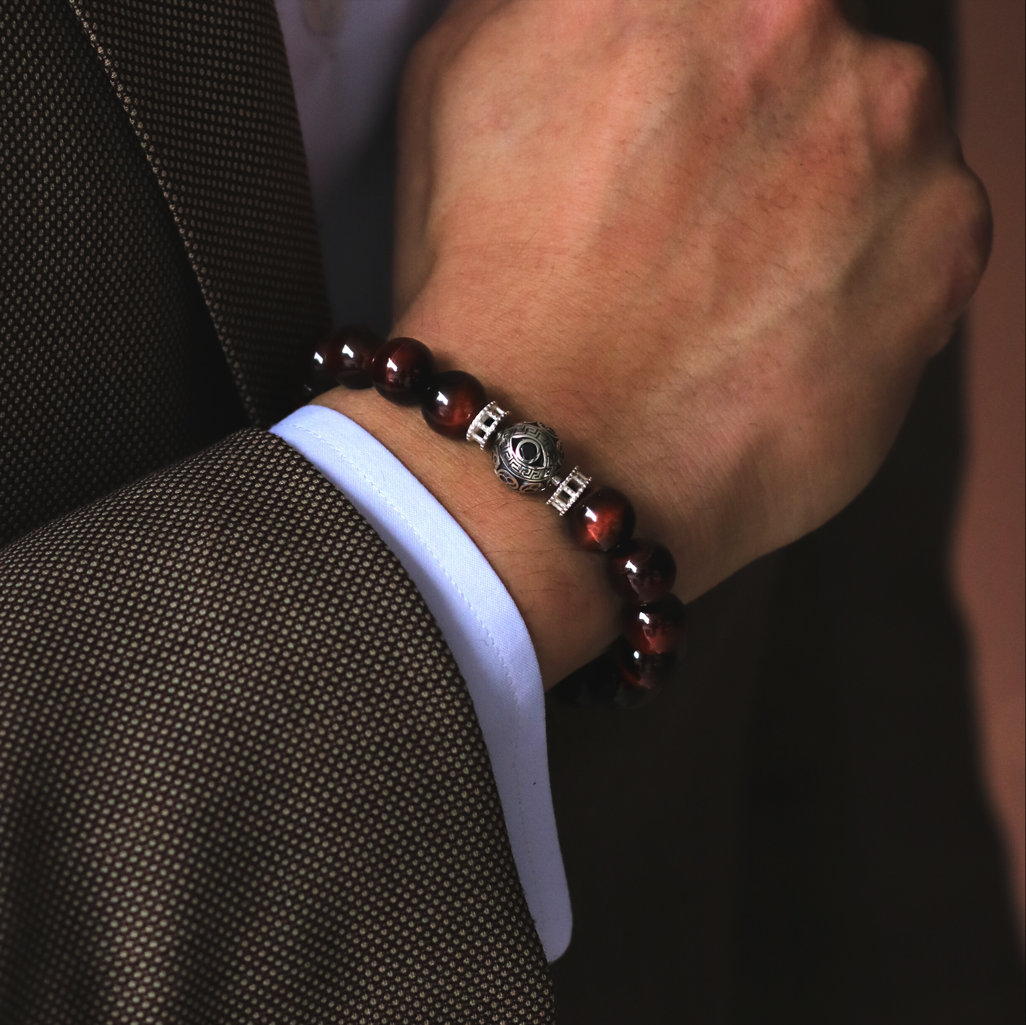 [NEW ARRIVAL] The Silver Evil Eye Bracelet - Azuro Republic