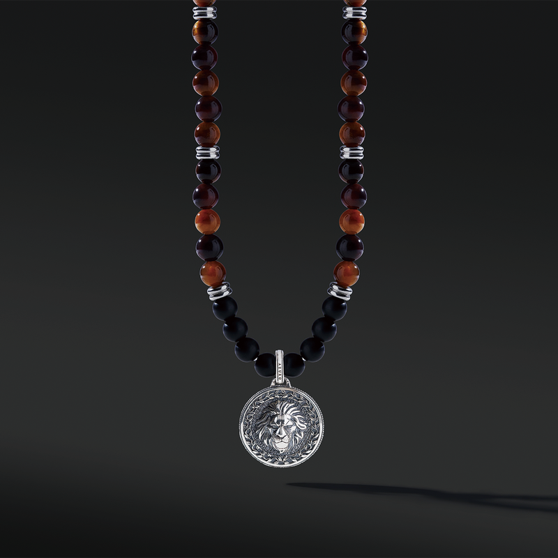 Zodiac Protection Buddha Obsidian Pendant Necklace - Moksa